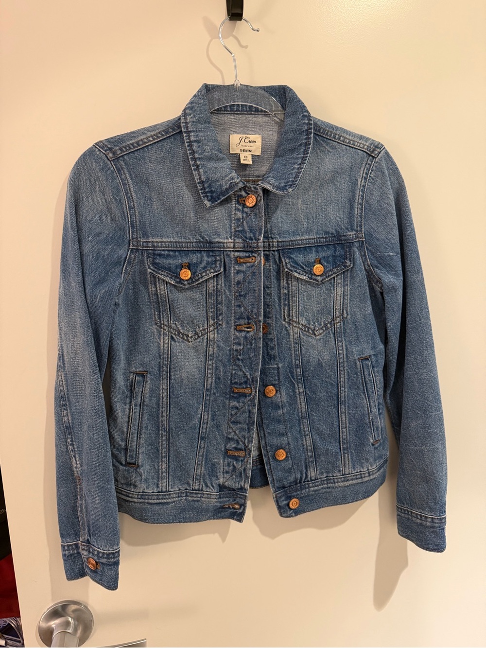 J. Crew Light Blue Denim Trucker Jacket
